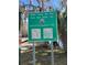 Sign displays information for Sumter County Blue Ways Marsh Bend 