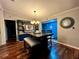 Spacious dining area with built-in cabinetry and hardwood floors at 3109 Sand Trap Ct, Lakeland, FL 33810