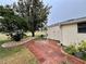 Well-maintained storage shed with side yard access at 3109 Sand Trap Ct, Lakeland, FL 33810