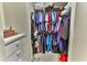 Spacious walk-in closet with double hanging rods at 706 Lake Diamond Ave, Ocala, FL 34472