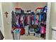 Large walk-in closet with ample hanging space and shelving at 706 Lake Diamond Ave, Ocala, FL 34472