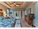 Main bedroom with access to bathroom and walk-in closet at 706 Lake Diamond Ave, Ocala, FL 34472