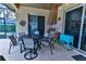 Outdoor dining area with seating for six at 706 Lake Diamond Ave, Ocala, FL 34472