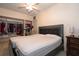 Spacious bedroom with double bed, ample closet space and treadmill at 1100 Lowry Ave # 7, Lakeland, FL 33801