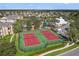 Two lighted tennis courts at 2254 Wyndham Palms Way, Kissimmee, FL 34747