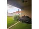 Covered patio with grill and backyard view at 4035 Solamor St, Lakeland, FL 33810