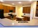 Modern kitchen with stainless steel appliances and an island at 2912 Sweetspire Cir, Kissimmee, FL 34746