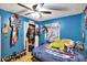 Bright bedroom featuring a double bed and closet at 613 4Th Ne St, Fort Meade, FL 33841