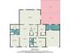 Detailed floor plan showcasing the layout with measurements for each room at 5040 Kirkland Rd, Lakeland, FL 33811