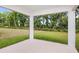 Covered patio offers peaceful views of the lush, green backyard, perfect for relaxing at 8223 Sw 52Nd Lane Rd, Ocala, FL 34481