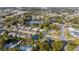 Aerial view of the house and surrounding area at 5883 Dogwood Dr, Orlando, FL 32807