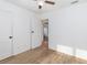 Spacious bedroom with wood-look floors and an interior view at 5883 Dogwood Dr, Orlando, FL 32807