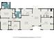 Floor plan displaying a 3-bedroom, 2-bathroom house with an open living and dining area at 5883 Dogwood Dr, Orlando, FL 32807