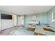 Light and airy bedroom with a queen bed and built in dresser at 1076 Sugarwood St, Davenport, FL 33837
