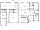 Two-story home floor plan, includes bedrooms, bathrooms, and a gym at 1076 Sugarwood St, Davenport, FL 33837