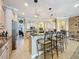 Kitchen with an island and stainless steel appliances at 164 Sunrise Hill Ln, Auburndale, FL 33823