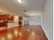 Open kitchen with wood cabinets, granite counters, and stainless steel appliances at 3537 Raleigh Dr, Winter Haven, FL 33884