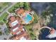 Resort-style pool and clubhouse with lakefront access at 108 La Cresta Ct, Davenport, FL 33837