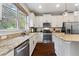 Modern kitchen with granite countertops and stainless steel appliances at 108 La Cresta Ct, Davenport, FL 33837