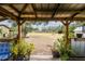 View of the backyard from covered patio at 2028 Marker Rd, Polk City, FL 33868