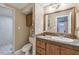 Bathroom with vanity, toilet, and shower at 2028 Marker Rd, Polk City, FL 33868