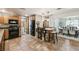 Open concept kitchen with island and breakfast bar at 2028 Marker Rd, Polk City, FL 33868