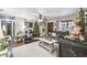 Cozy living room with Christmas tree and comfy seating at 2028 Marker Rd, Polk City, FL 33868