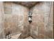 Large walk-in shower with tiled walls at 2028 Marker Rd, Polk City, FL 33868