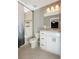 Clean bathroom with white vanity and tile flooring at 1314 W Highland St, Lakeland, FL 33815