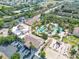 Aerial view of community pool and surrounding buildings at 225 Cambria Ave, Davenport, FL 33897