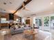 Open floor plan with modern kitchen and comfortable living space at 1400 S Pennsylvania Ave, Winter Park, FL 32789