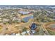 Aerial view of home on golf course community at 4064 River Crest Cir, Leesburg, FL 34748