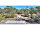 Large backyard with shed and open space at 3060 Granada Dr, Indian Lake Estates, FL 33855