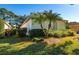 Single-story house with palm trees and well-manicured lawn at 7006 Arcadian Ct, Mount Dora, FL 32757