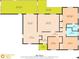 1564 sq ft floor plan featuring 3 bedrooms, 2 bathrooms, living room, kitchen and screened porch at 5525 Tillman Rd, Lakeland, FL 33810