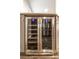 Built-in wine and beverage cooler with sleek stainless steel finish at 135 Country Club Ln, Mulberry, FL 33860