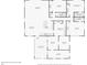 Detailed floorplan illustrating the layout of the single-story home including bedrooms, kitchen, and living spaces at 8309 W Lake Marion Rd, Haines City, FL 33844