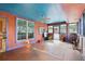 Covered patio with multiple windows and doors at 8309 W Lake Marion Rd, Haines City, FL 33844
