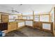 Large room with wooden beams and a message on the wall at 8309 W Lake Marion Rd, Haines City, FL 33844
