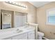 Clean bathroom with updated vanity and fixtures at 5119 Martinique Dr, Lakeland, FL 33812