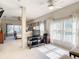 Bonus room with views into the bedroom featuring plenty of natural light at 417 Lake Butler Dr, Kissimmee, FL 34759