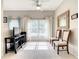 Bonus room with a ceiling fan and natural lighting is perfect for relaxing at 417 Lake Butler Dr, Kissimmee, FL 34759