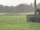 View of the community golf course on a rainy day at 417 Lake Butler Dr, Kissimmee, FL 34759