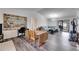 Cozy dining room with modern decor, wood floors, and ample natural light at 1060 Colony Park Dr, Lakeland, FL 33813