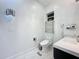 Bright bathroom with a bidet and towel warmer at 3911 Auburndale Ave, Orlando, FL 32839