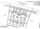 Survey showing new townhome construction, lot dimensions, and layout of the property at 2513 Penguin Blvd, Davenport, FL 33837