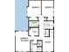 Upstairs floor plan with bedrooms, baths, walk in closets and a study at 2304 Depauw Ave, Orlando, FL 32804