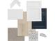 Selection of interior finishes including countertops, flooring, paint, and cabinet samples at 2304 Depauw Ave, Orlando, FL 32804
