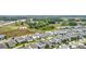 Panoramic aerial view of a well-planned residential community with neatly arranged homes and landscaping at 648 Bloom Ter, Davenport, FL 33836