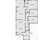 Detailed floor plan showcasing the layout, dimensions, and spatial arrangement of the home at 1426 Powhatan Ct, Lakeland, FL 33805